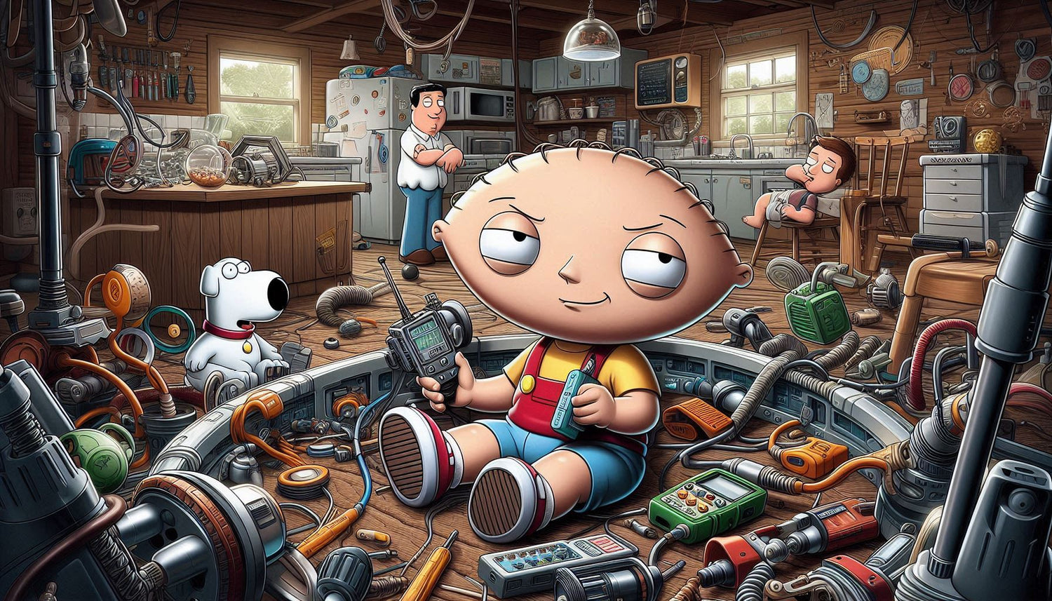 What If Stewie Griffin Had a Walkie-Talkie?