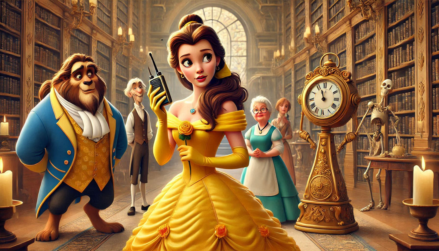 What if Belle had a walkie: Adventures Beyond the Castle