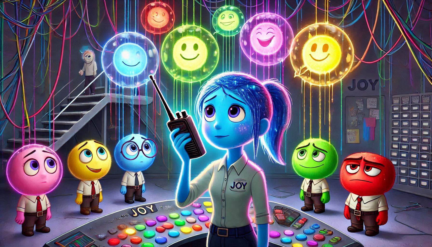 What if Joy had a walkie-talkie (Inside Out)