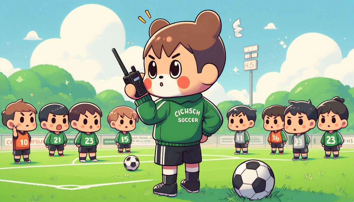 Pochacco’s Soccer Strategy: Winning the Game with Walkie-Talkies