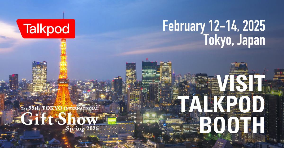 Talkpod to Showcase New Colorways of SLT1 at the 99th Tokyo International Gift Show with Partner