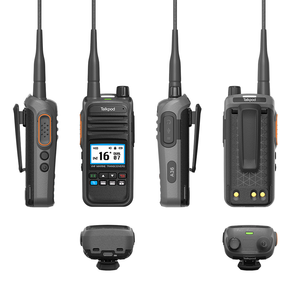 TALKPOD® M36 VHF MARINE TRANSCEIVER