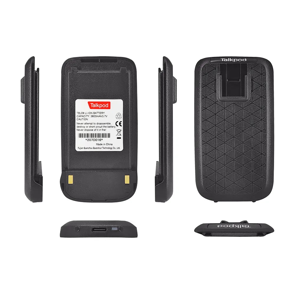 TALKPOD® TBL09 SLIM WITH TYPE-C 3800mAh LI-ION BATTERY FOR 2 SERIES